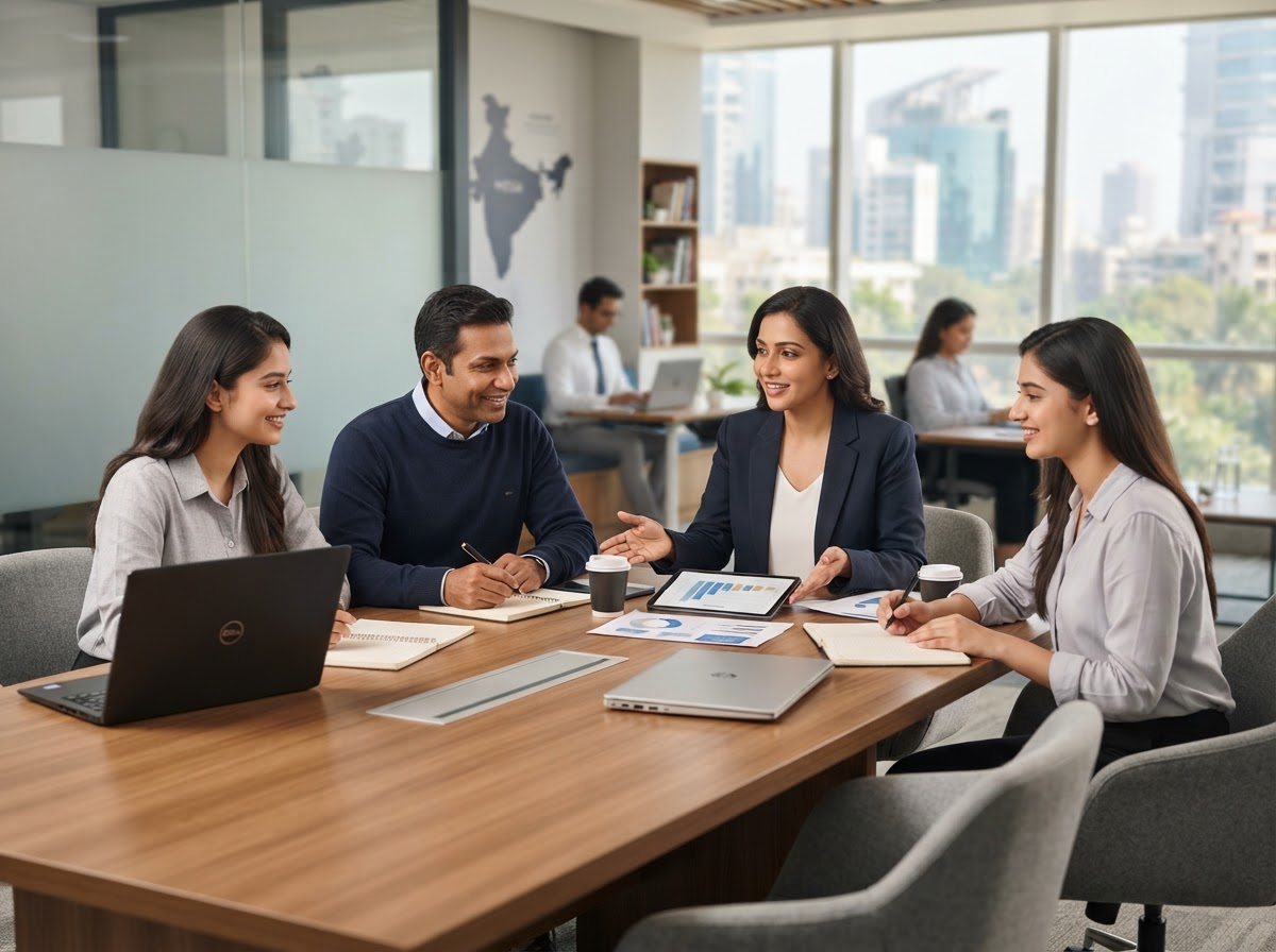 Always Gain team reviewing data-driven investment analysis